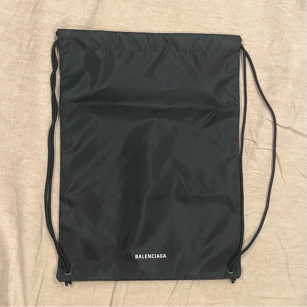 Balenciaga Nylon Drawstring Backpack